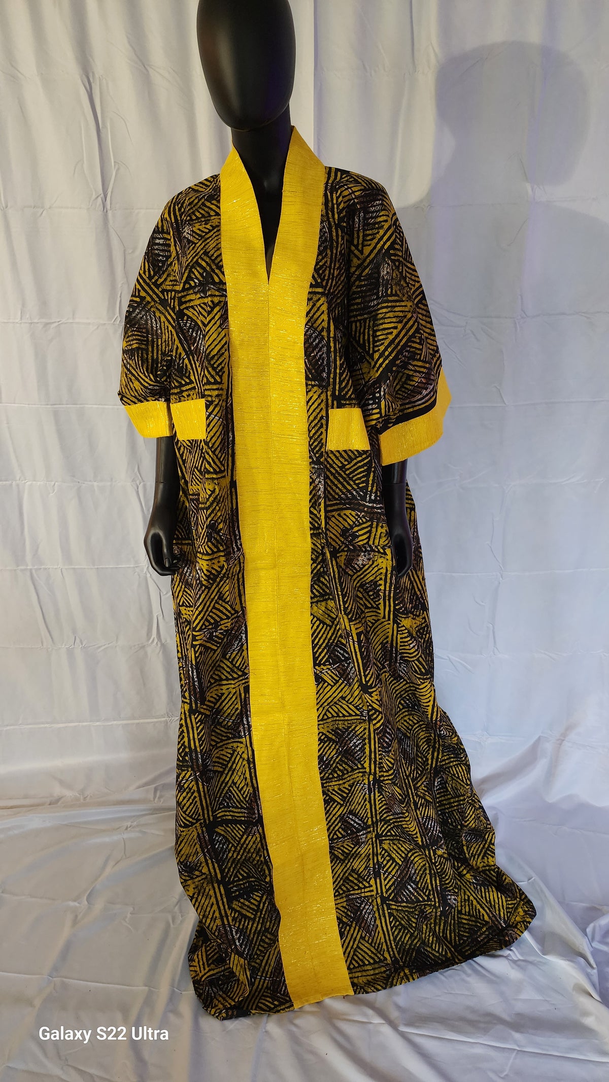 Luxury Adire Boubou Gown