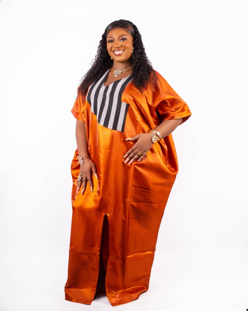 Mikado Silk Boubou Gown