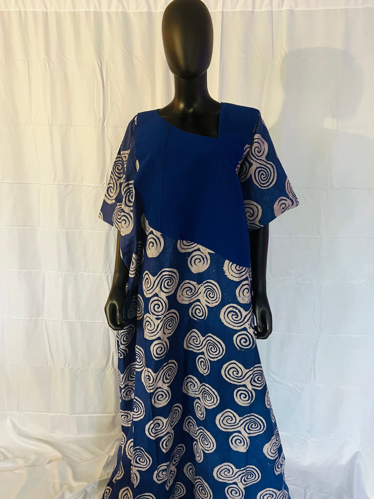 Luxury Adire Gown