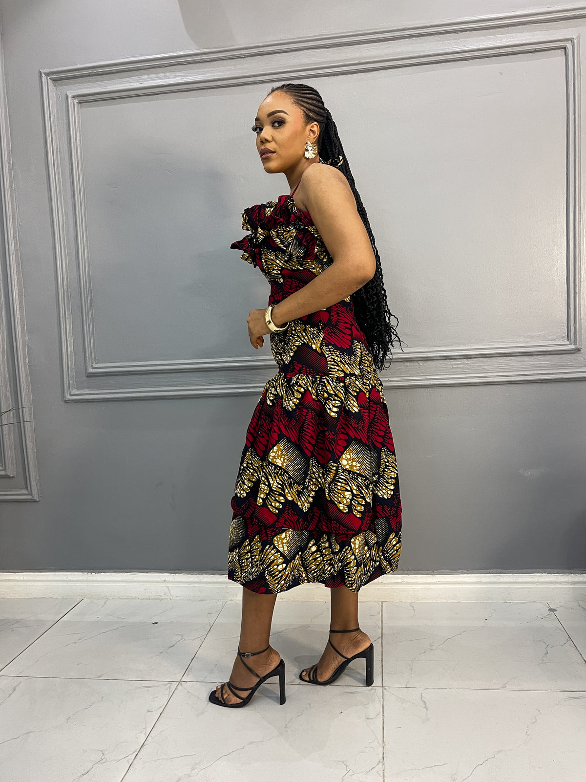 Wedding Guest Ankara Dress