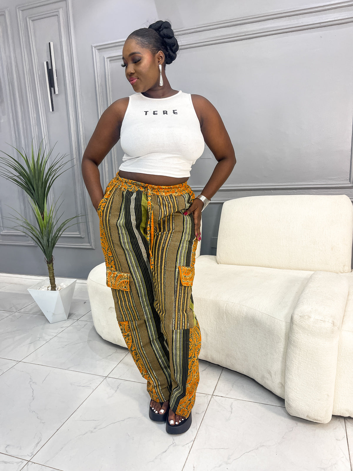 Asooke Cargo Pants