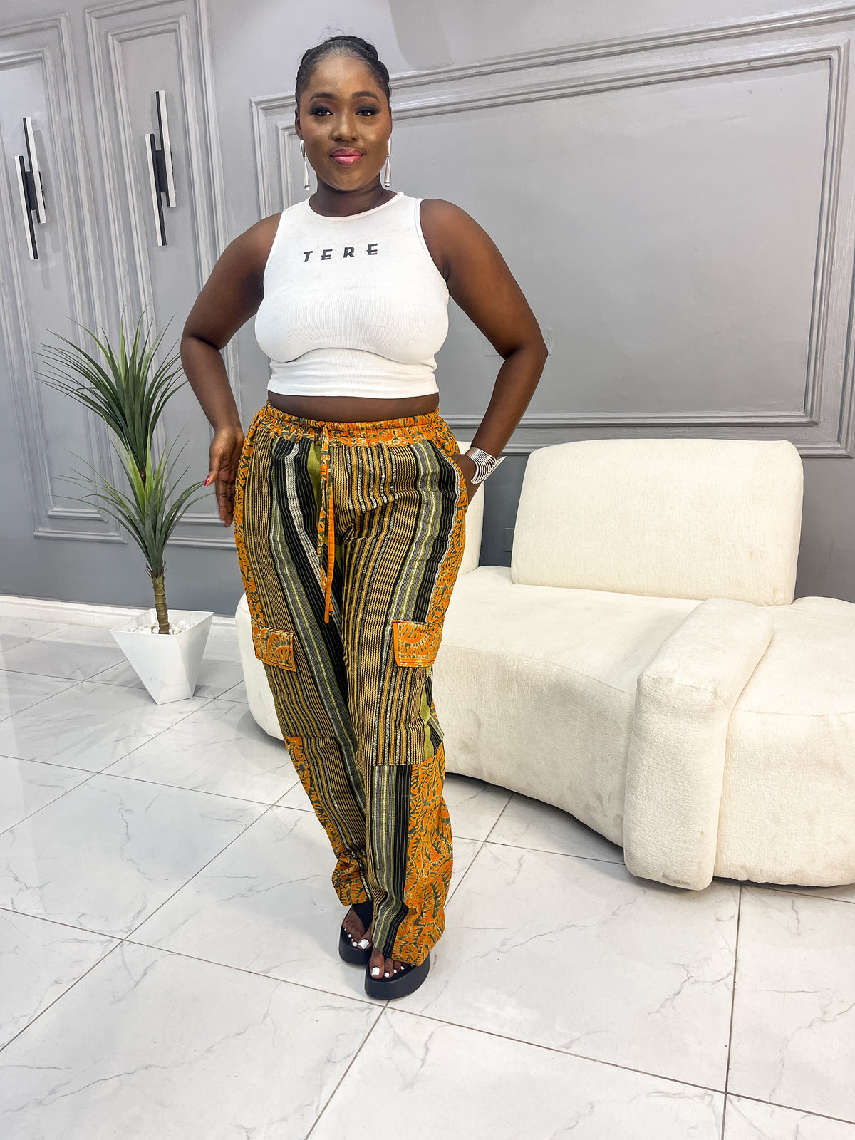 Asooke Cargo Pants