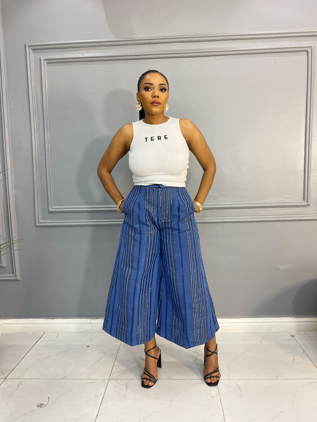 Asooke Culottes Pants