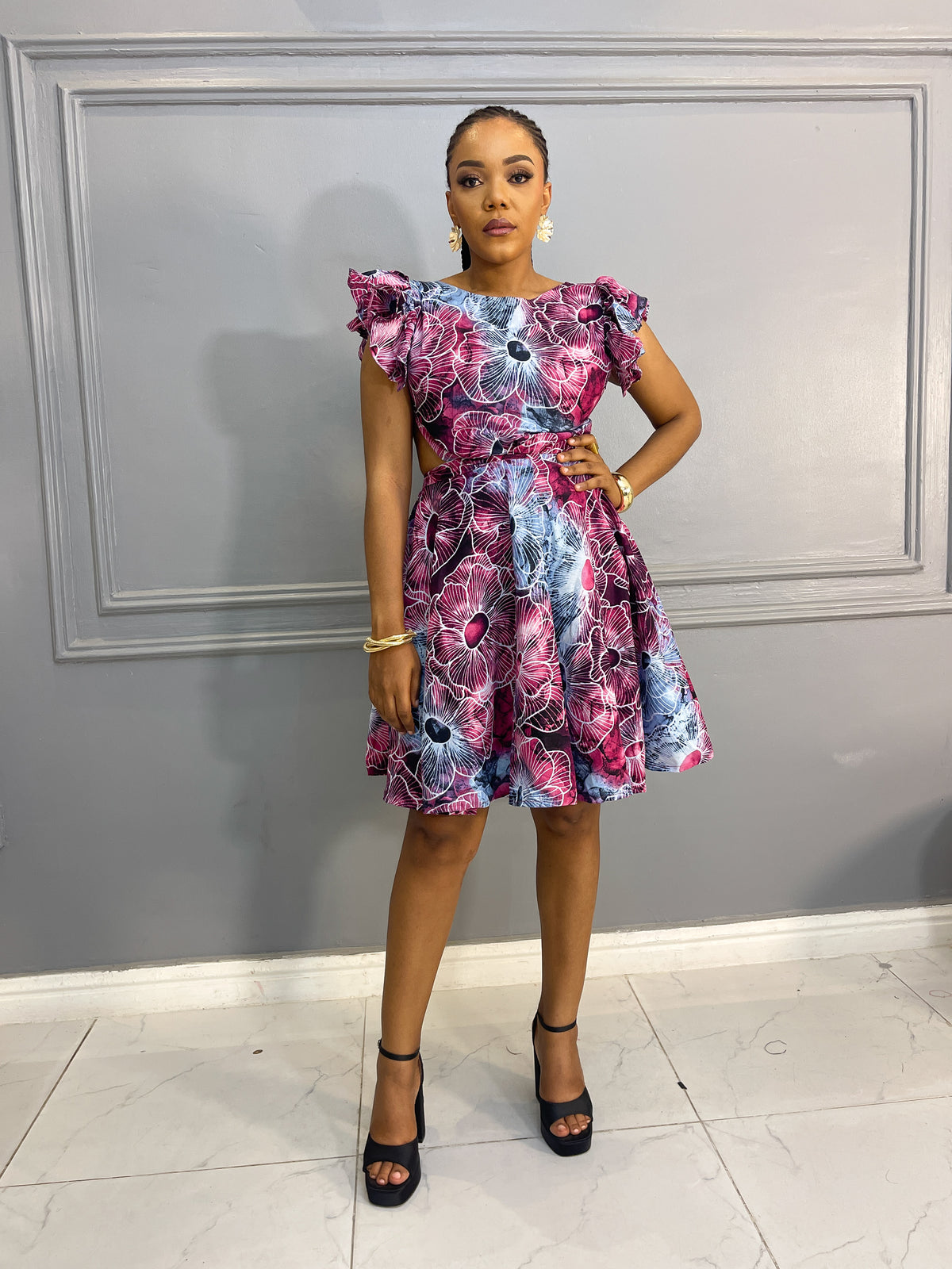 Midi Ankara Gown