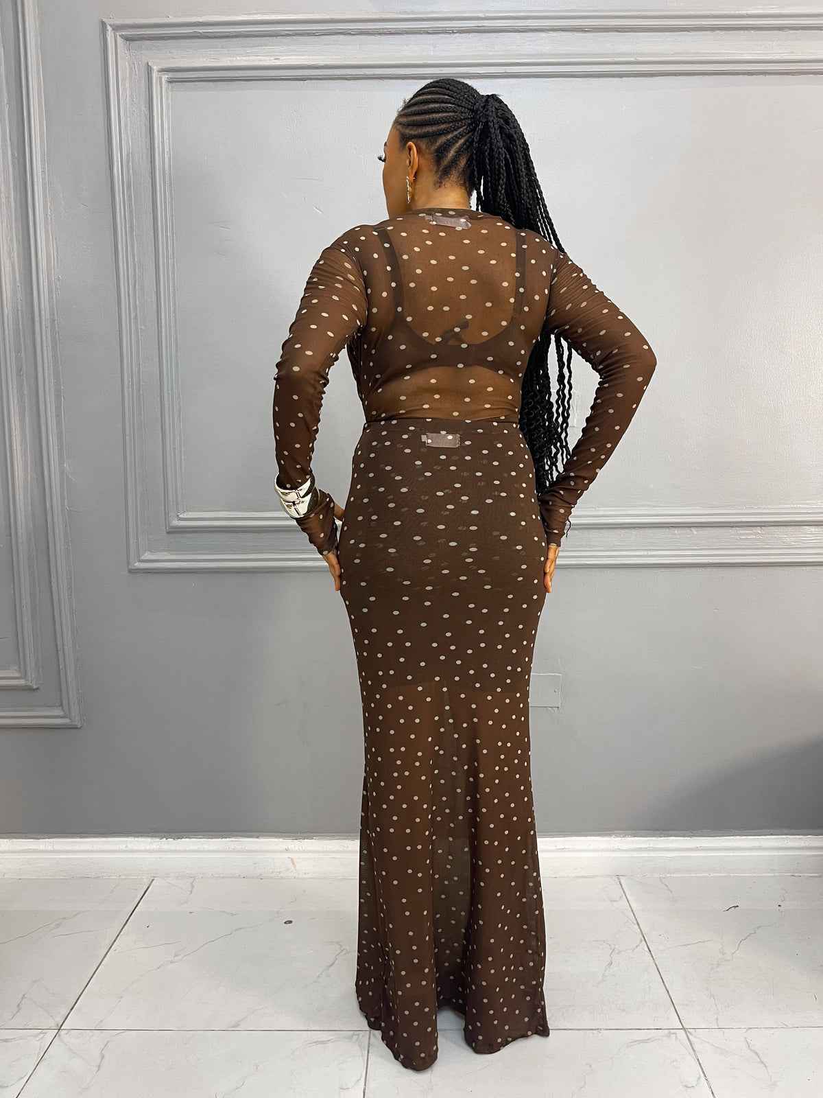 Bodycon Mesh Dress