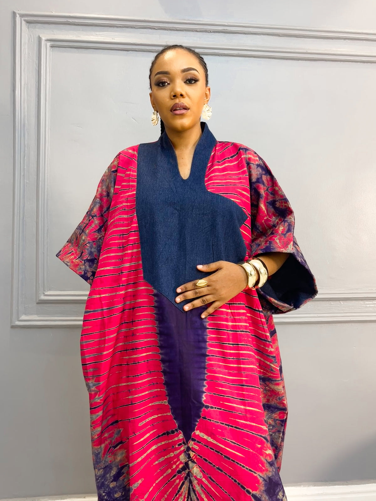 Adire Boubou Gowns