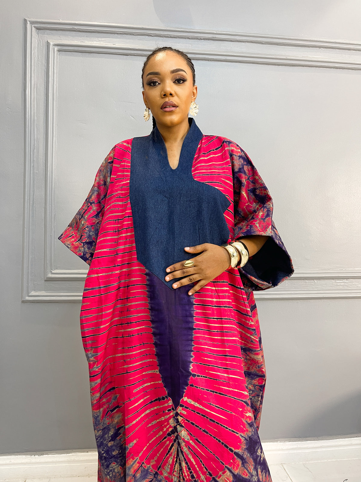 Adire Boubou Gowns
