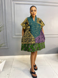 Mix n Match Ankara Midi Gown